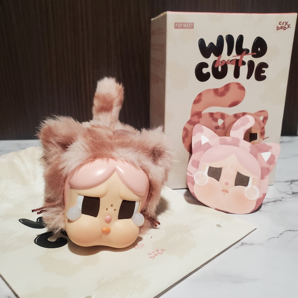 Pop Mart Crybaby Wild But Cutie Pendant PINK